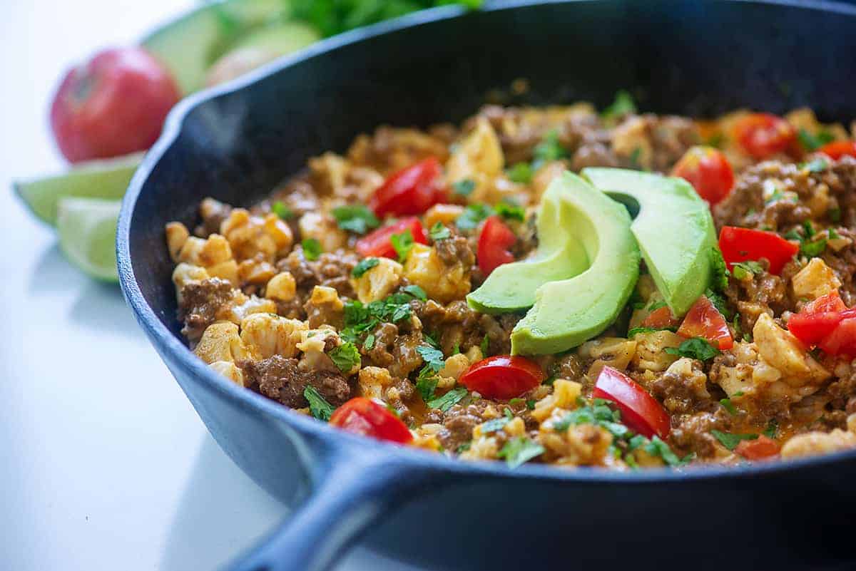 Easy Cheesy Keto Taco Skillet That Low Carb Life