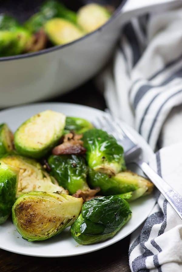 Keto Brussels Sprouts and Bacon Recipe That Low Carb Life
