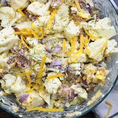 cauliflower potato salad.