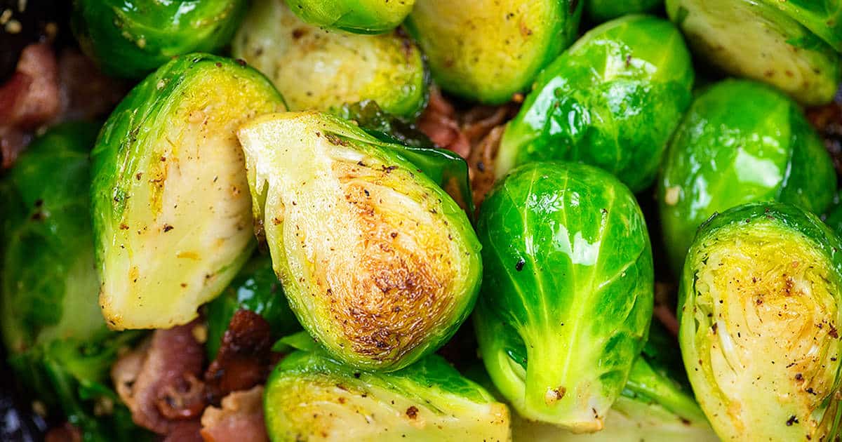 Keto Brussels Sprouts and Bacon Recipe That Low Carb Life