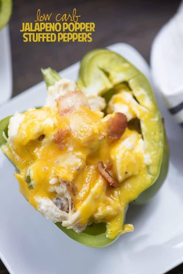 Keto Jalapeno Popper Stuffed Peppers That Low Carb Life