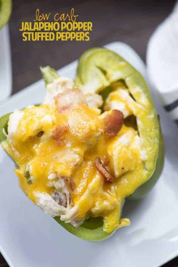 jalapeno popper stuffed peppers