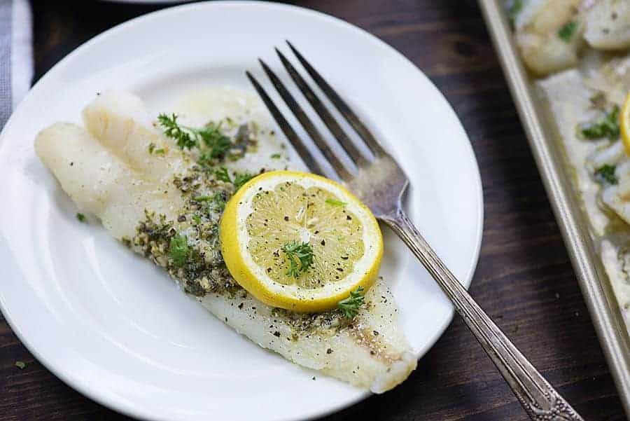 Lemon Baked Cod Recipe perfect for a quick weeknight meal!