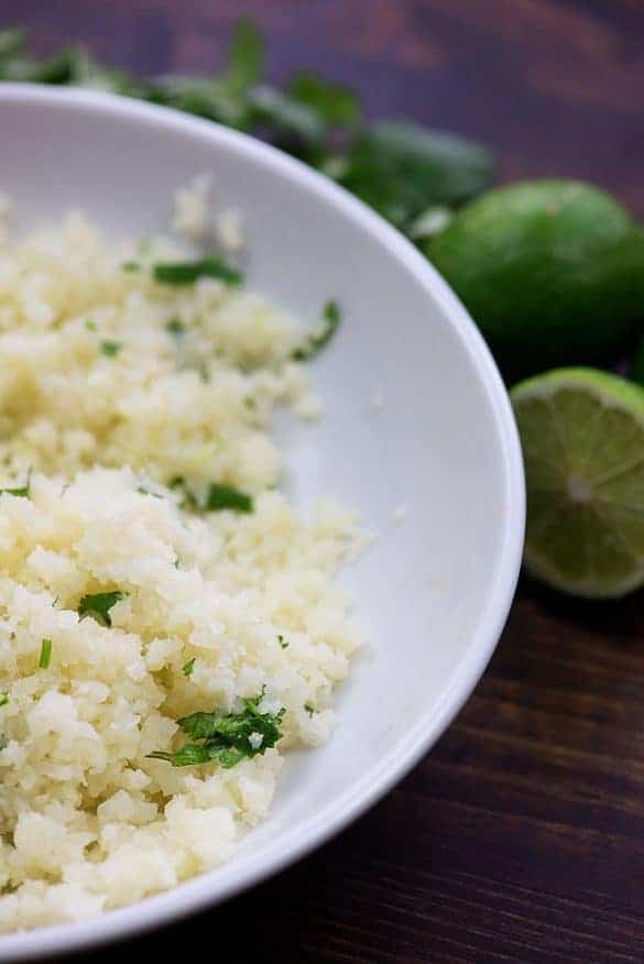 Cilantro Lime Cauliflower Rice That Low Carb Life