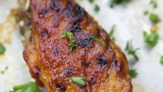 crock pot chicken wings on cookie sheet