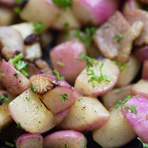 how to cook radishes