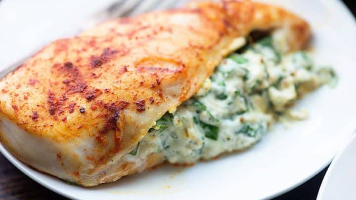 Spinach Stuffed Chicken Breasts-image