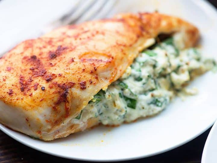 Spinach Stuffed Chicken Breasts A Healthy Low Carb Dinner Option