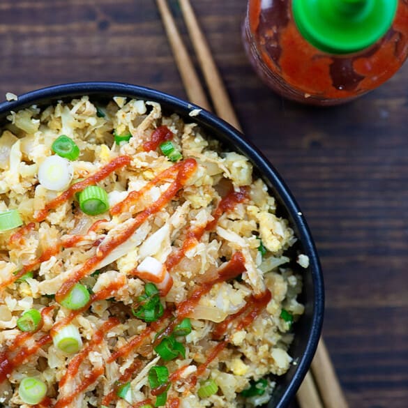 Cauliflower Rice Stir Fry | That Low Carb Life
