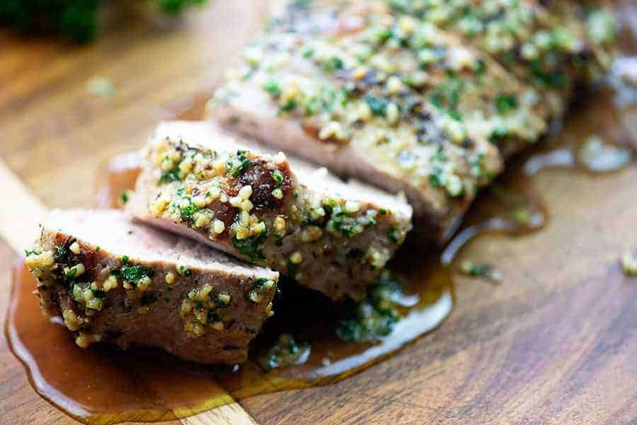 Garlic Butter Pork Tenderloin The Juiciest Pork Tenderloin You Ll Try