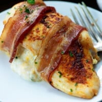 low carb chicken wrapped in bacon