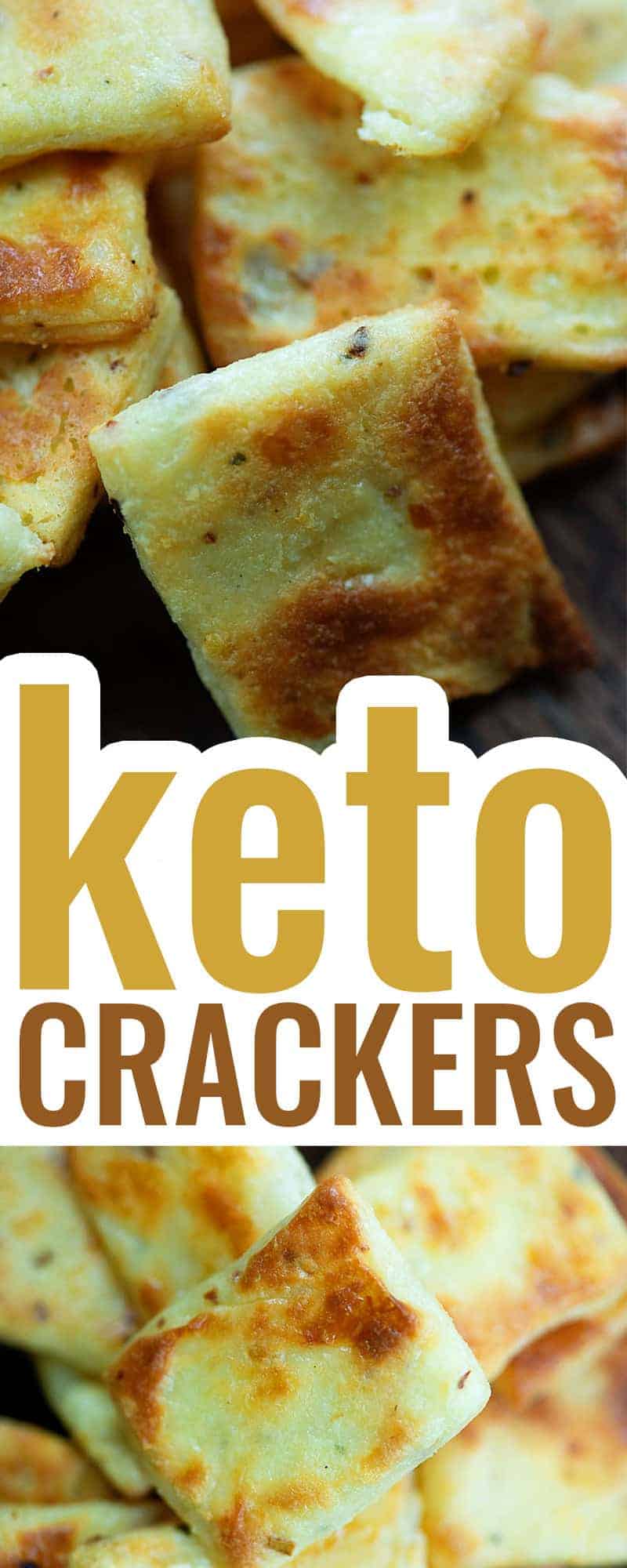 Low Carb Crackers - crispy, crunchy, keto! | ThatLowCarbLife.com