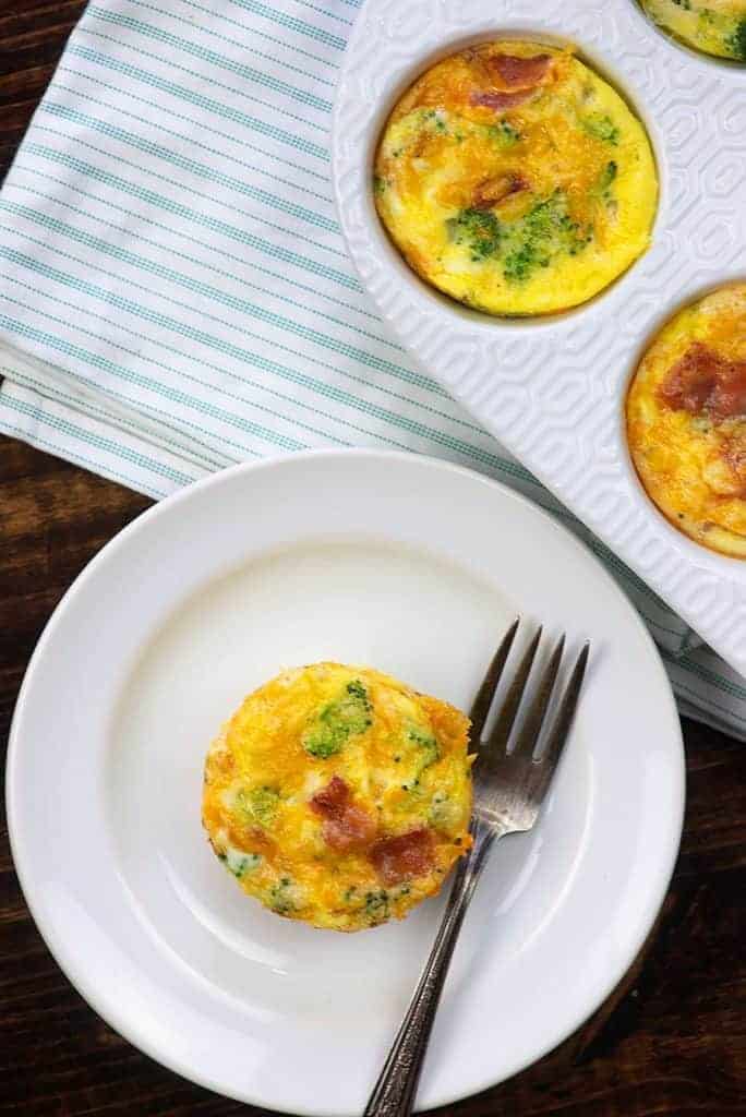 Bacon & Broccoli Frittata Muffins That Low Carb Life