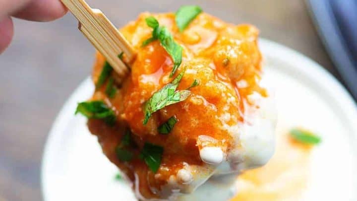 Buffalo Chicken Meatballs-image