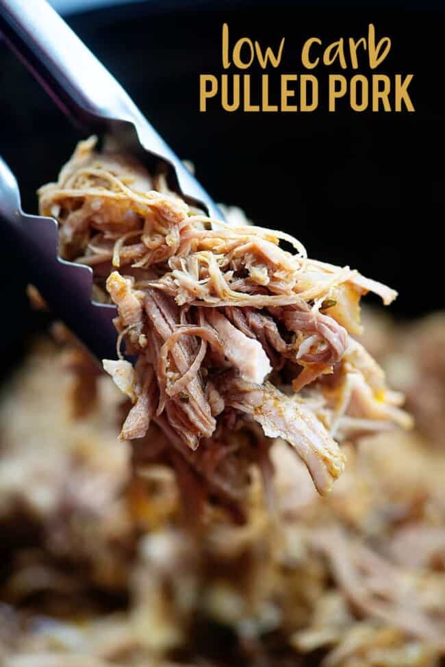 Slow Cooker Keto Pulled Pork with Beer | That Low Carb Life