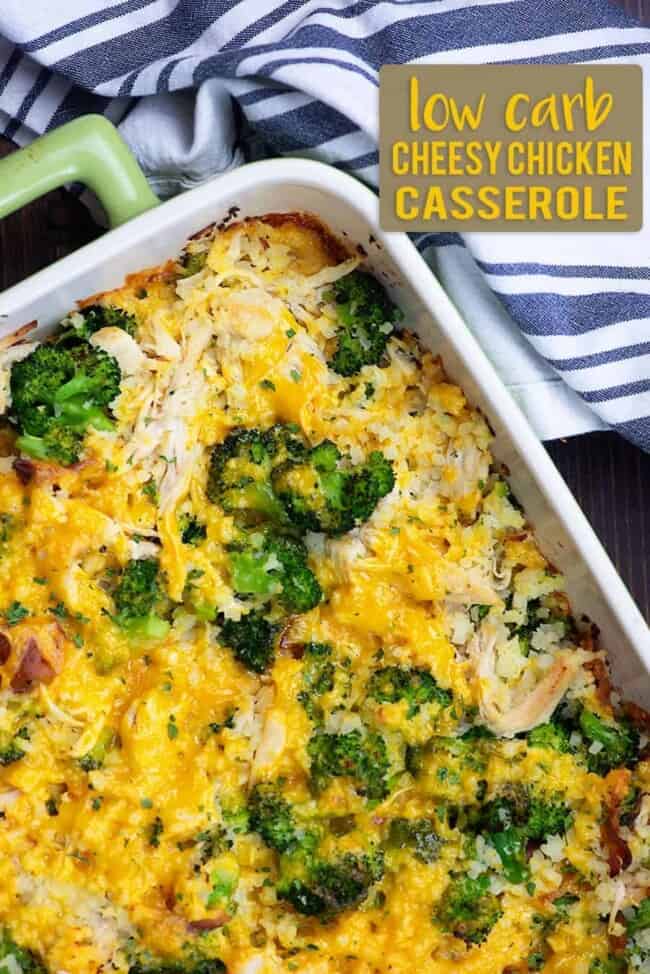 Low Carb Chicken Casserole - That Low Carb Life