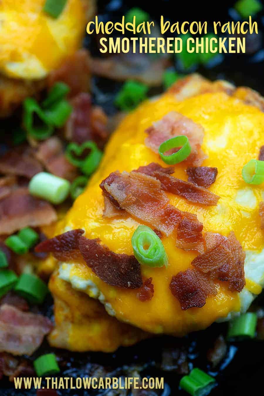 Queso Smothered Chicken Skillet, The Food Cafe