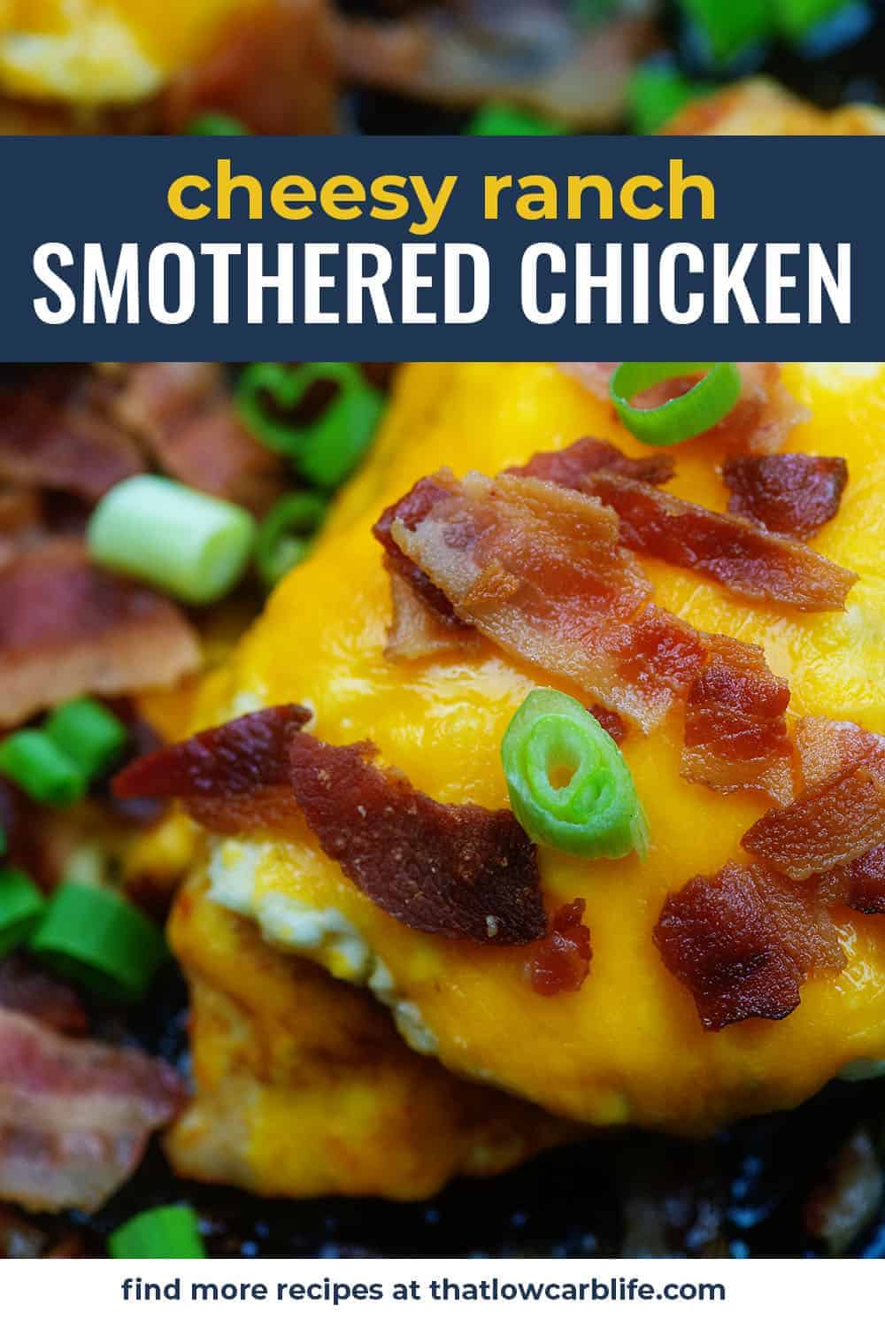 Cheesy Bacon Ranch Chicken Recipe That Low Carb Life 4287