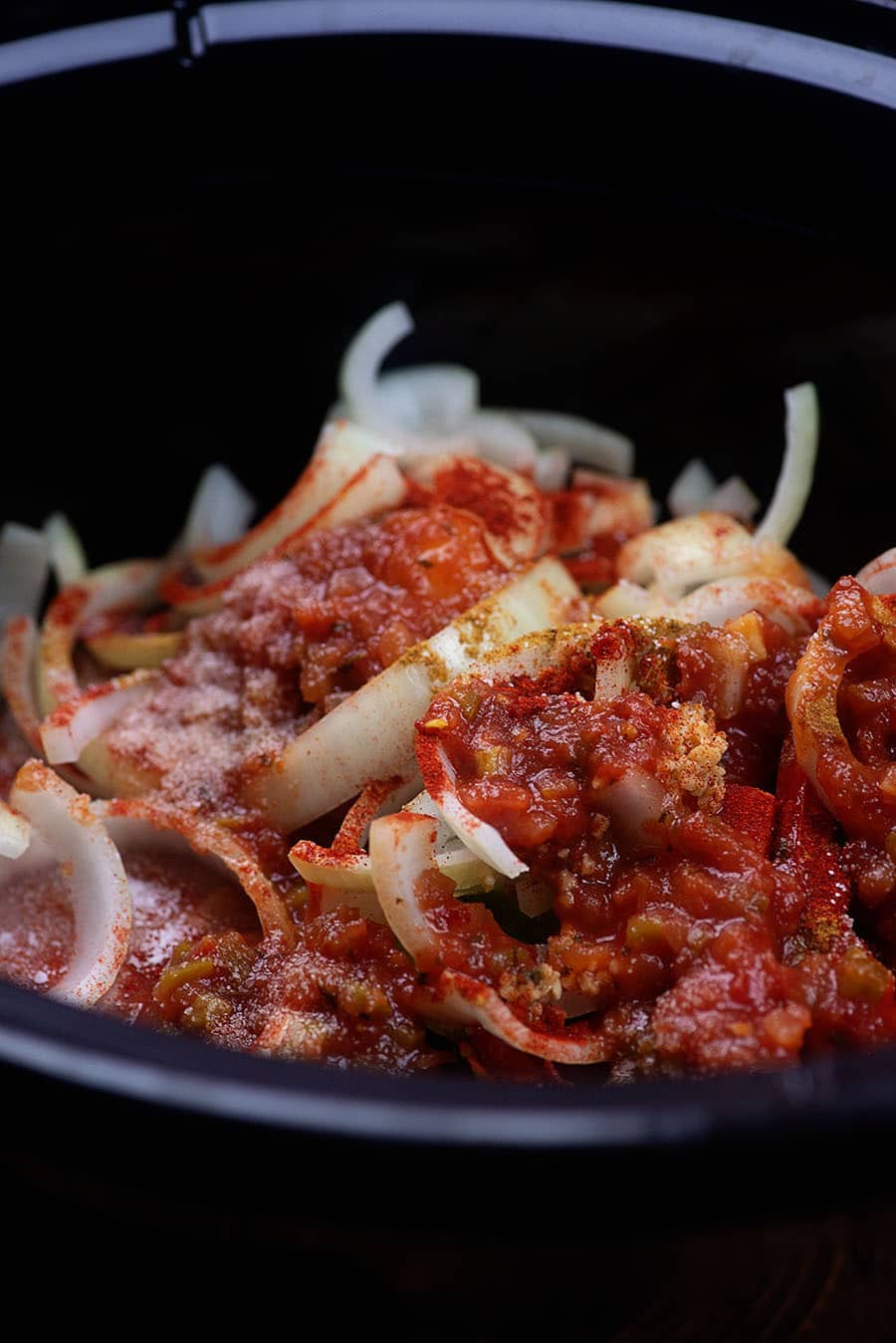 chicken fajitas in crockpot