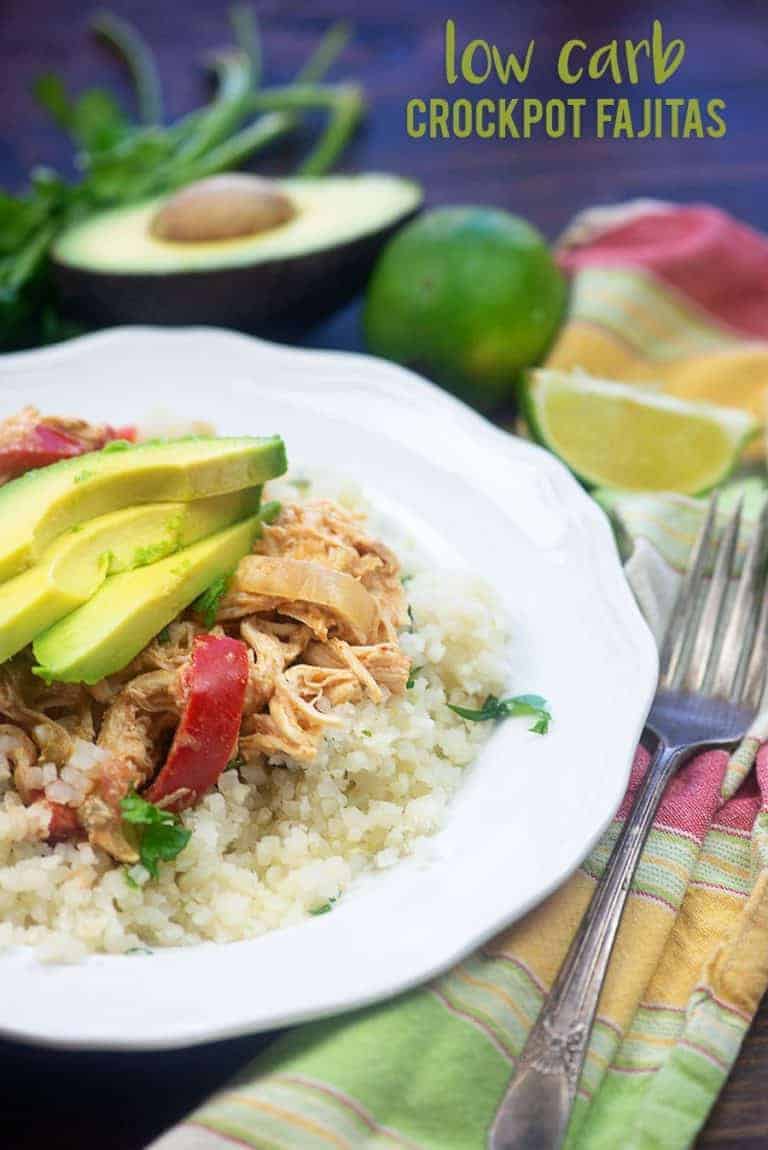 Easy Crockpot Chicken Fajitas That Low Carb Life