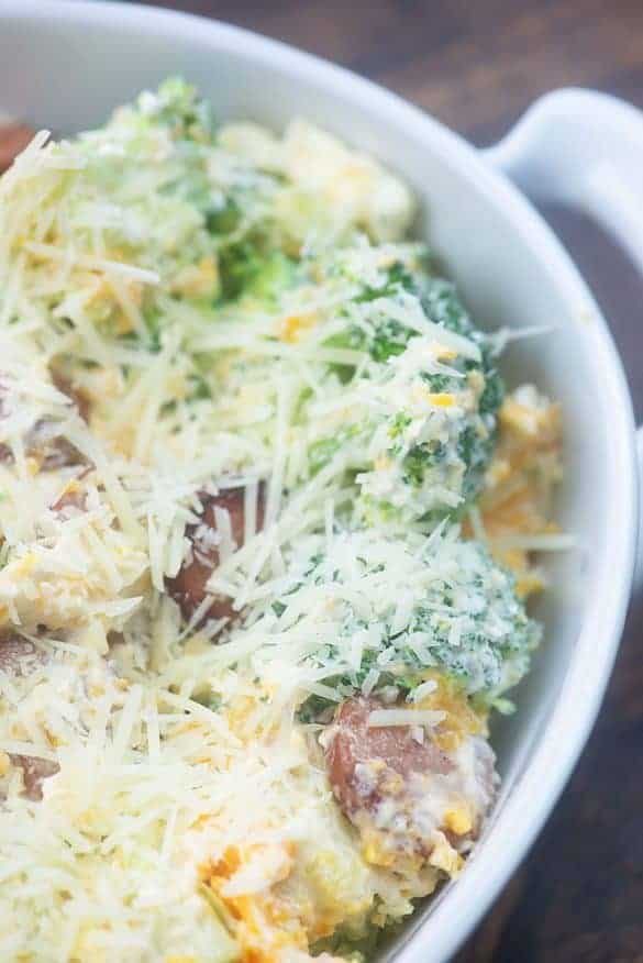 Broccoli & Smoked Sausage Casserole - That Low Carb Life