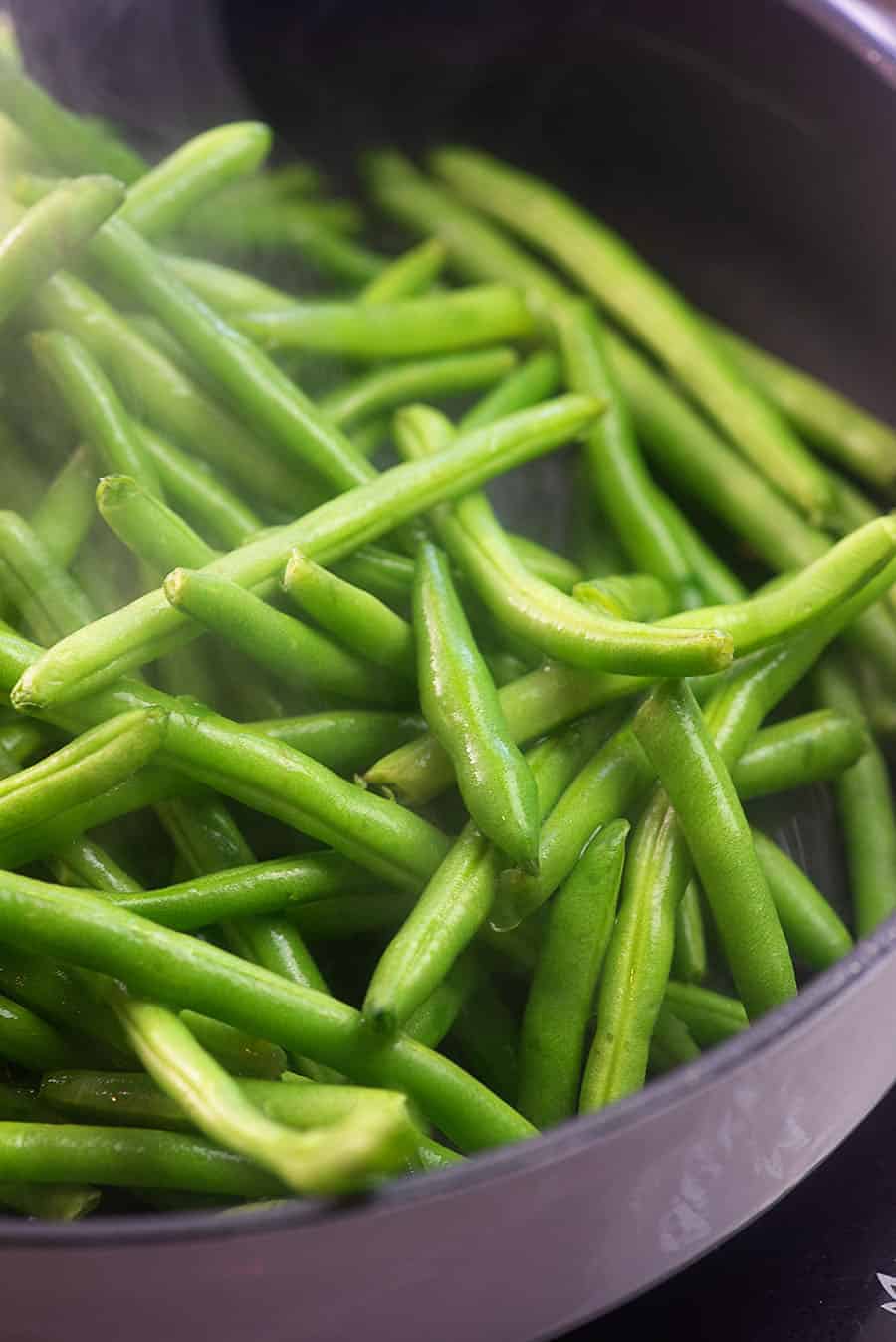 how to cook fresh green beans in saute pan