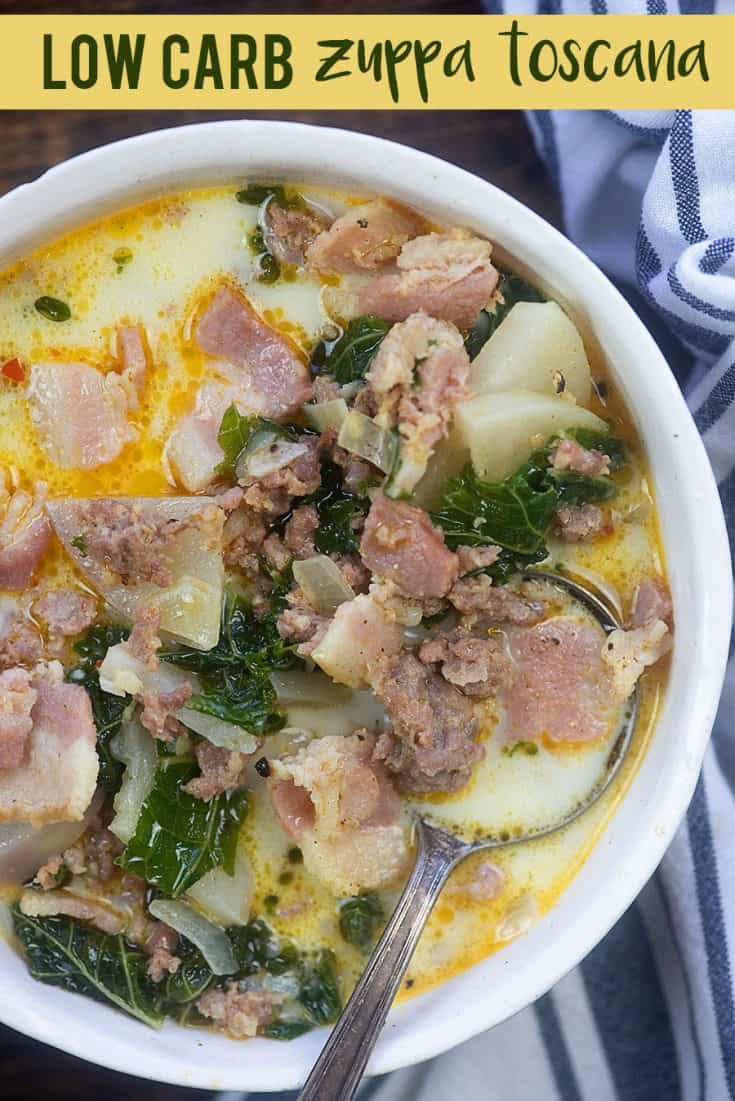 Low Carb Zuppa Toscana That Low Carb Life