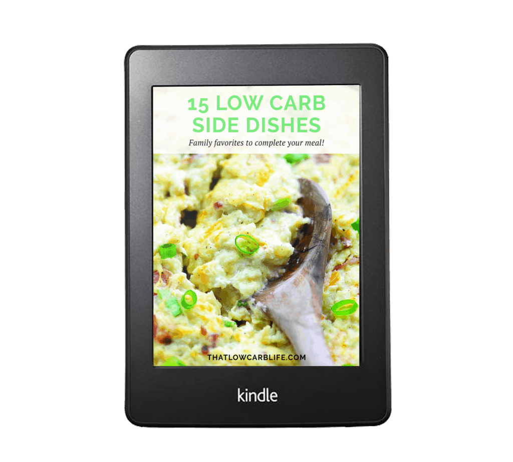 low carb side dish ebook.