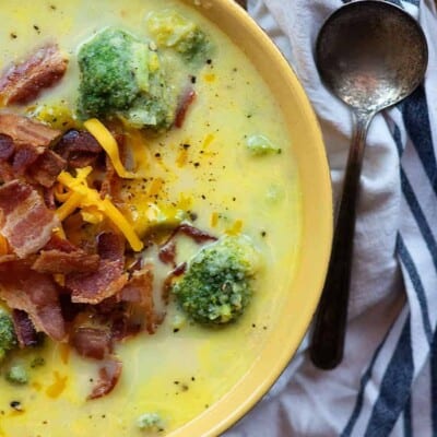 Broccoli Cauliflower Soup - That Low Carb Life