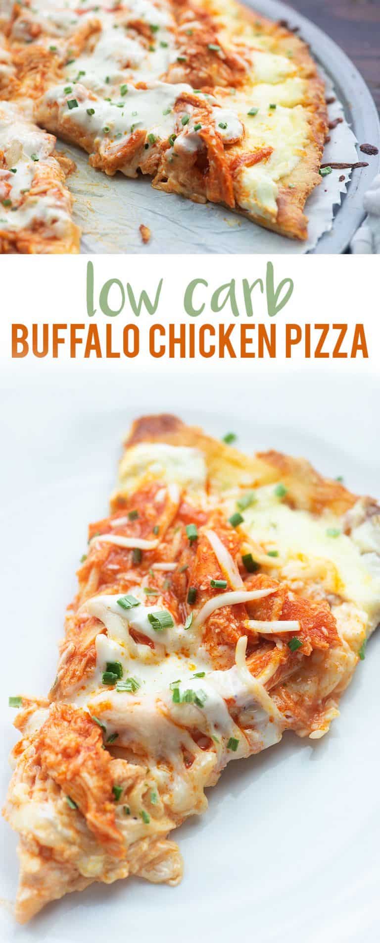 Buffalo Chicken Pizza - That Low Carb Life