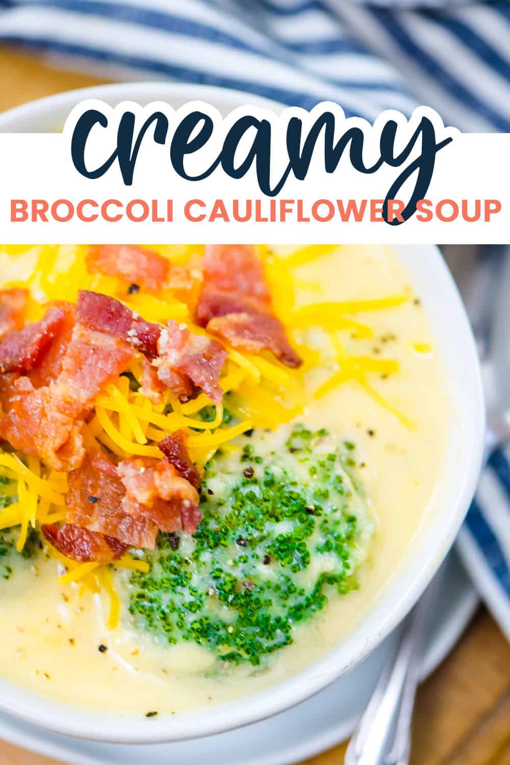 Broccoli Cauliflower Soup | That Low Carb Life