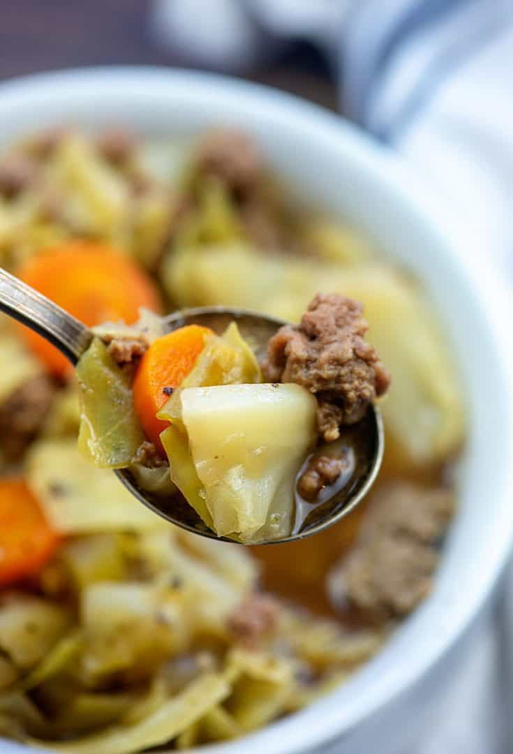 Crockpot Cabbage Soup With Beef That Low Carb Life