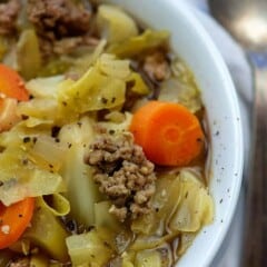 Crockpot Cabbage Soup With Beef | That Low Carb Life
