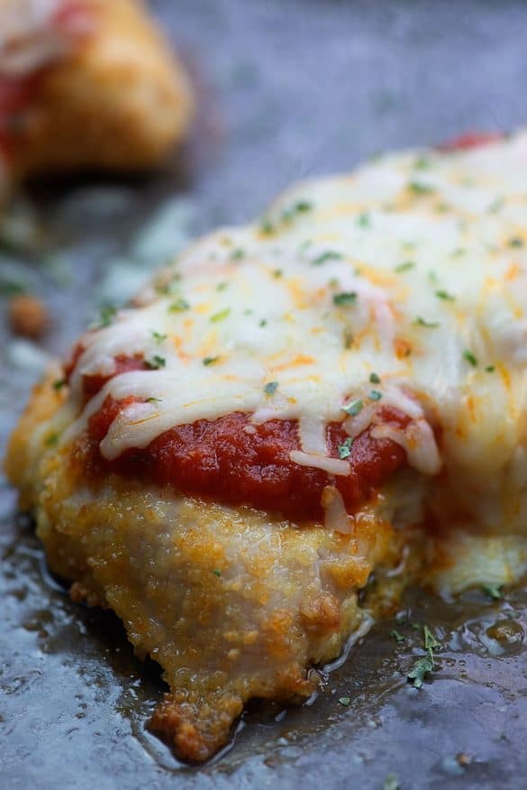 Keto Chicken Parmesan Recipe! | That Low Carb Life