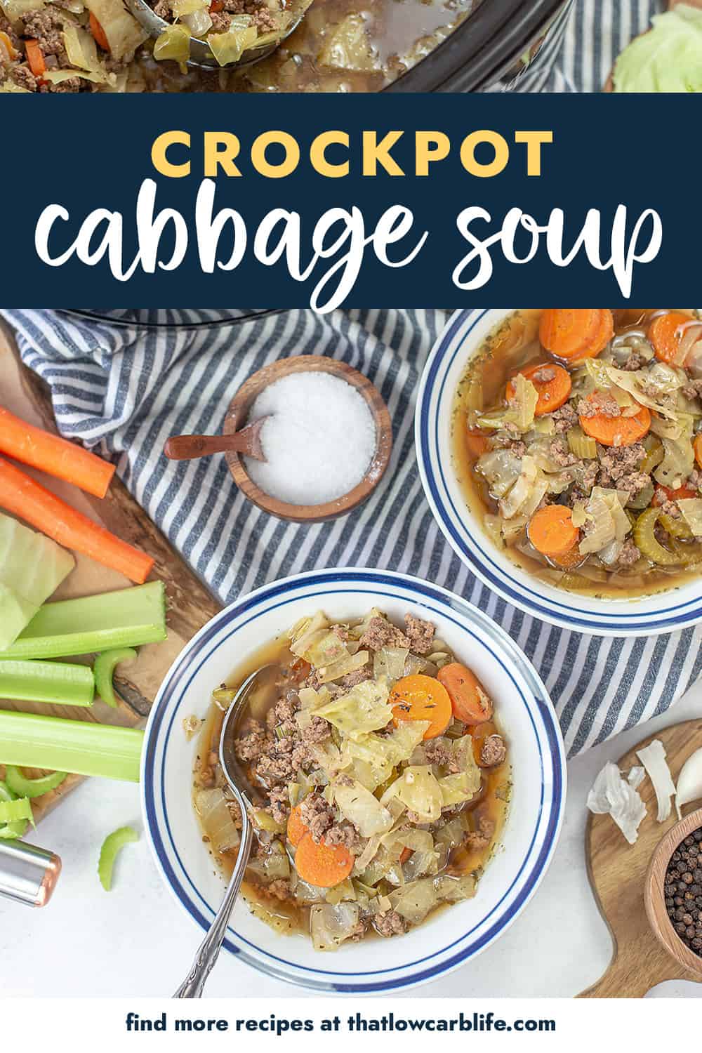 Crockpot Cabbage Soup With Beef | That Low Carb Life