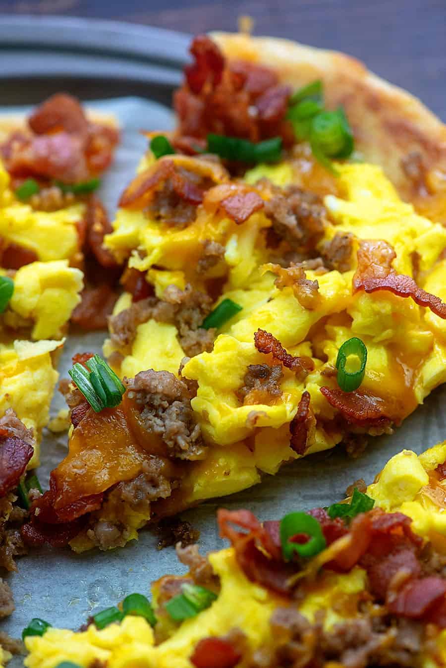 Meat Lovers Breakfast Pizza