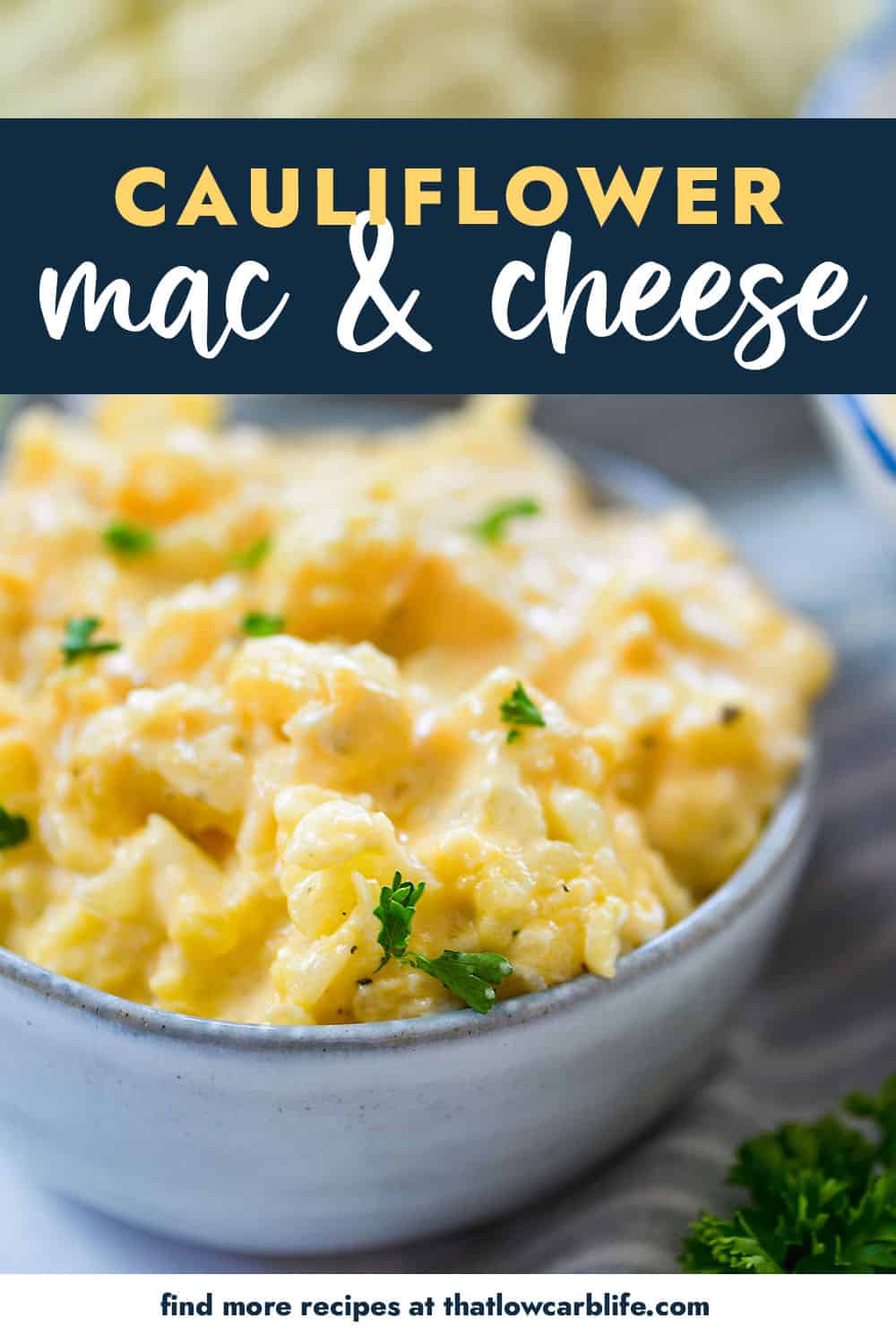 Cauliflower Mac and Cheese Recipe That Low Carb Life