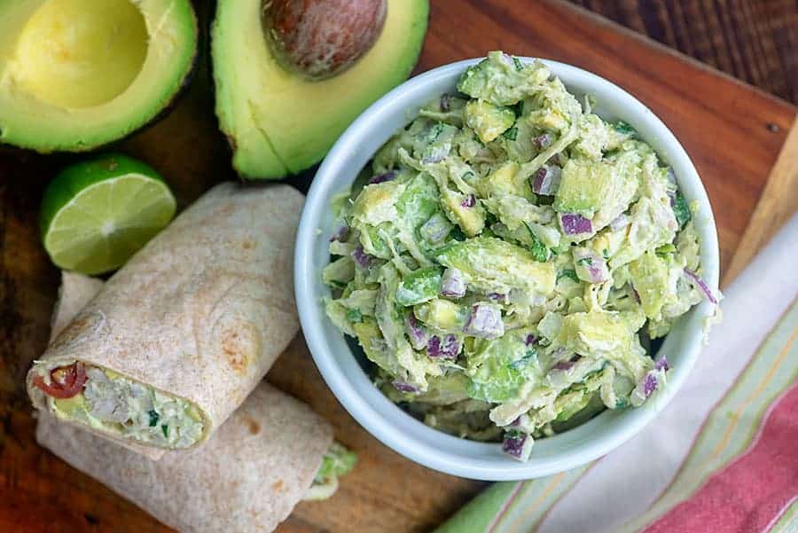 The Best Avocado Chicken Salad