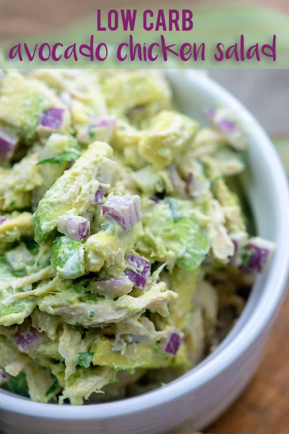 The BEST Avocado Chicken Salad!