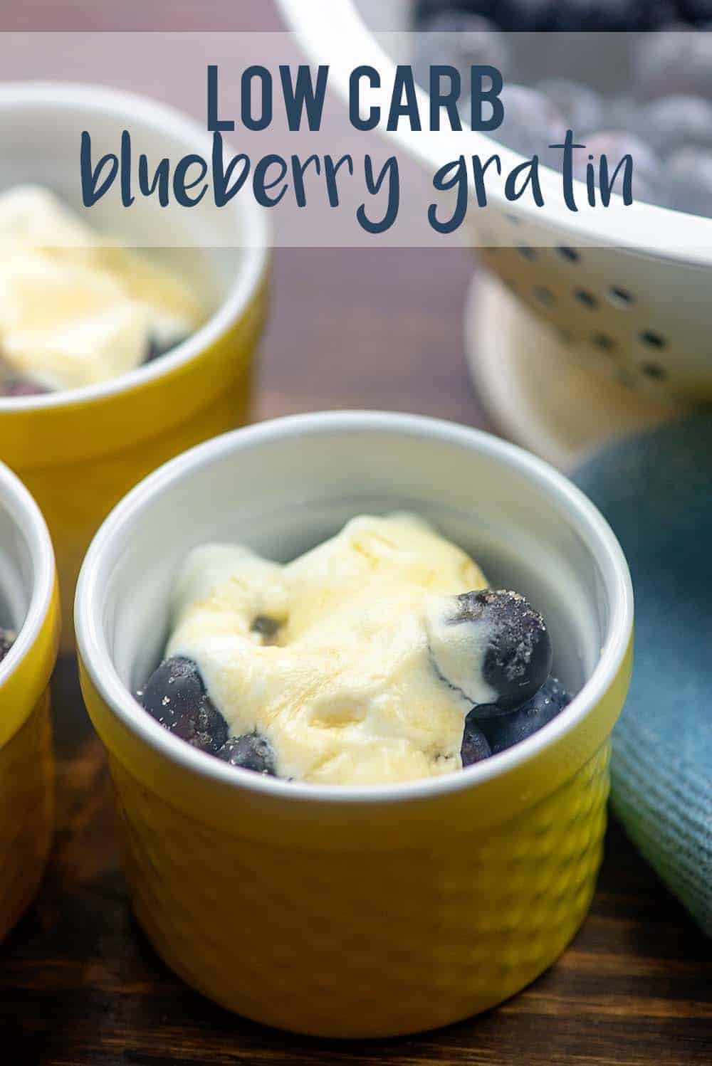 Blueberry gratin recipe