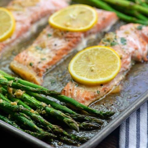 Garlic Butter Salmon And Asparagus That Low Carb Life