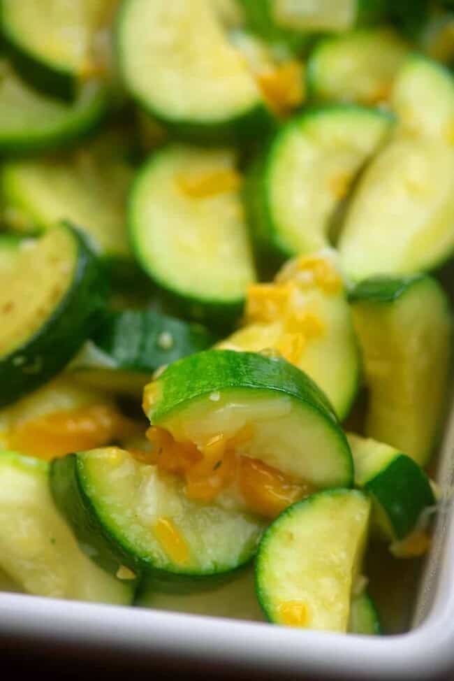 Cheesy Zucchini Casserole From ThatLowCarbLife.com