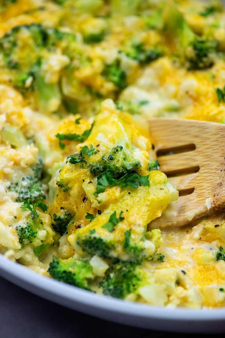 Healthy Broccoli 'Rice' Casserole That Low Carb Life