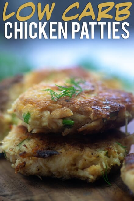 Easy Homeamde Chicken Patties - That Low Carb Life