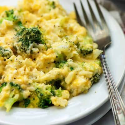 healthy cauliflower rice casserole recipe