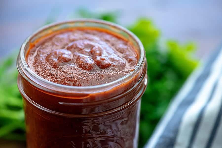 jar of red sauce