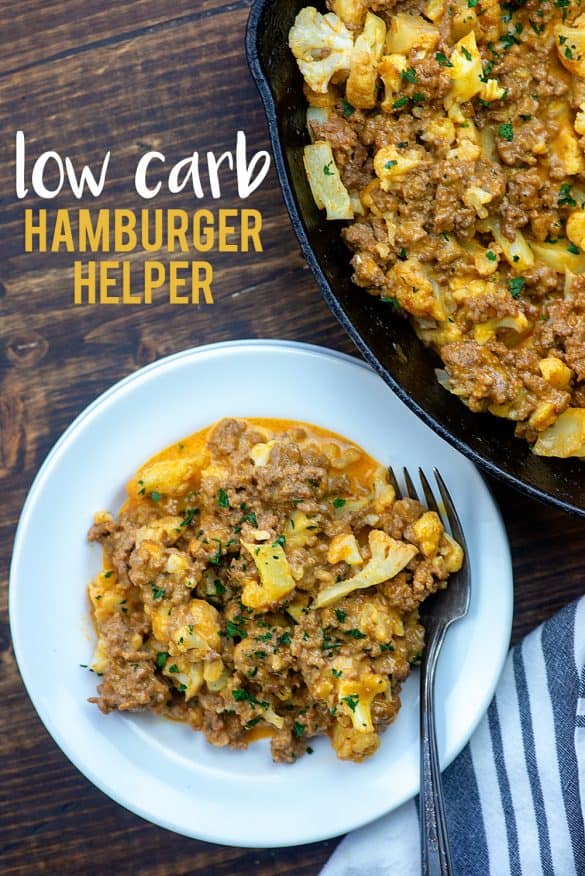 The BEST Healthy Hamburger Helper (Low Carb & Kid Friendly)