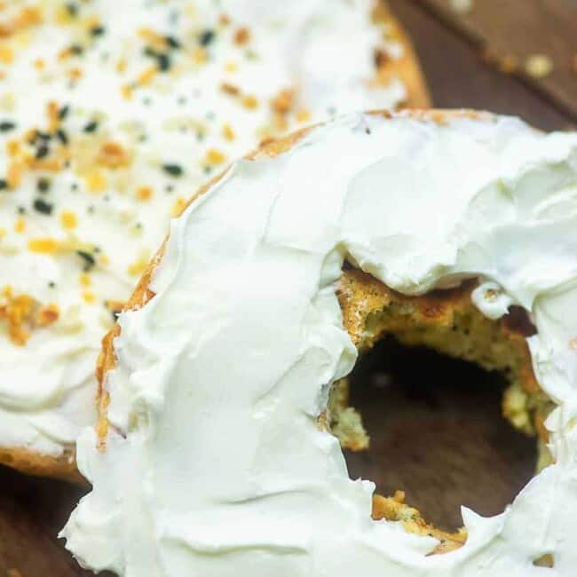 The EASIEST Low Carb Bagels Chaffle Bagel Recipe