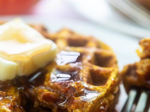 Pumpkin Waffles – Like Mother, Like Daughter