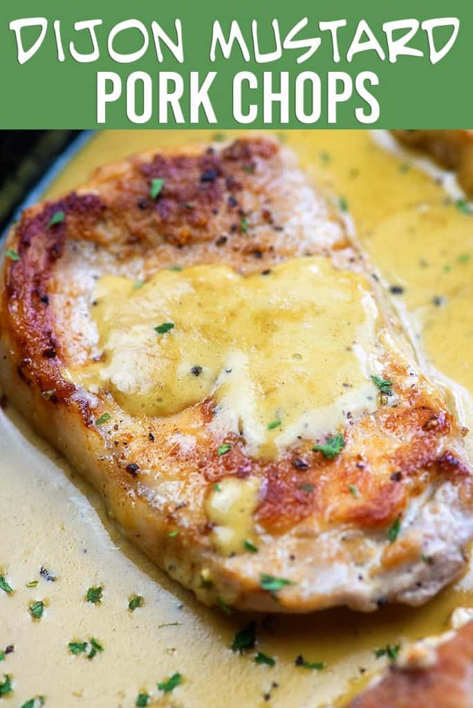 Keto Pork Chops with Dijon Sauce | That Low Carb Life